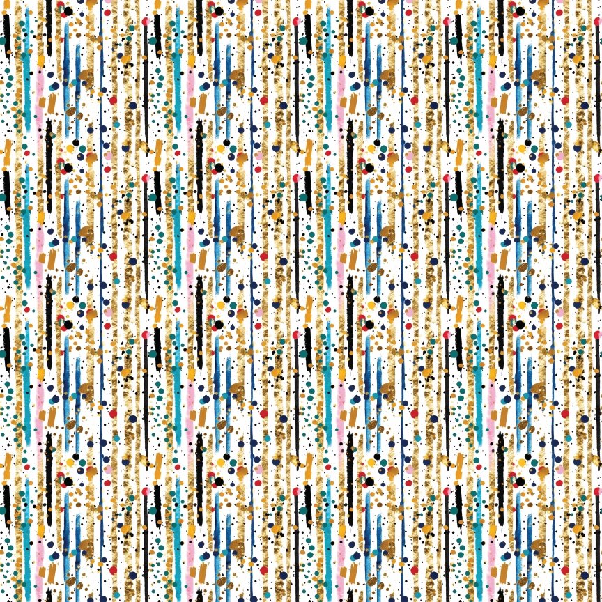 Paint Stripe Party Pattern Acrylic Sheets - CMB Pattern Acrylic